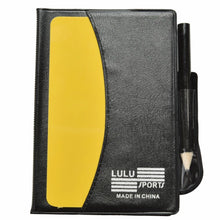 Load image into Gallery viewer, Useful Sport Football Soccer Referee Wallet Notebook with Red Card and Yellow Card