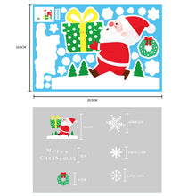 Load image into Gallery viewer, Christmas Decorations Glass Electrostatic Sticker Christmas Party Decoration Snowflake Window Stickers Christmas Hanging Ball Bell Stickers