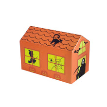Load image into Gallery viewer, 10PCs Halloween Candy Box Horror Small House Gift Box Nougat Biscuit Baking Packaging Box