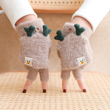 Load image into Gallery viewer, Women's Winter Cycling Gloves Windproof Warm and Cute Cartoon Deer Gloves Korean Ins Winter Hand