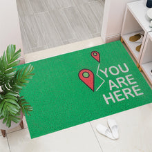 Load image into Gallery viewer, Porch Creative Design Door Mat Carpet PVC Anti-slip Mat Silk Loop Can Be Cut Custom Home Mat Carpet Small Size Entrance Door Mat