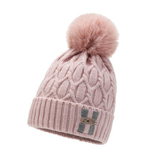 Load image into Gallery viewer, Face-Looking Primary School Student Hat Female 2023 Winter New Korean Fashion Knitted Hat Cycling Sleeve Cap Wool Hat