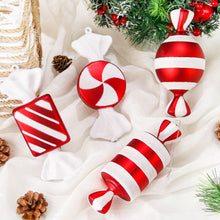 Load image into Gallery viewer, PVC Painted Sequins Candy Pendant 16cm Christmas Tree Decoration Party Gathering Arrange Hangings