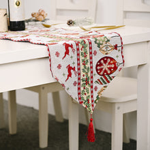 Load image into Gallery viewer, New Christmas Decoration Supplies Knitted Fabric Table Runner Creative Christmas Tablecloth Dining-Table Decoration Home Dress up