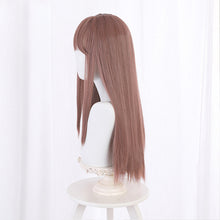 Load image into Gallery viewer, Game Light and Night Cosplay Heroine Long Straight Costume Heat Resistant Synthetic Hair Halloween Carnival Party + Free Wig Cap