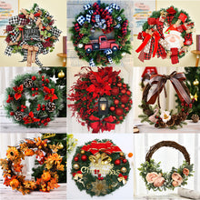 Load image into Gallery viewer, Christmas Garland 2023 Christmas Decoration Shopping Mall Hotel 30cm Small Wreath Window Pendant