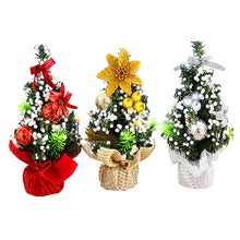 Load image into Gallery viewer, 20cm Mini Christmas Tree Table Setting Children's Gift Christmas Package Small Tree Christmas Decorations