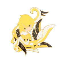 Load image into Gallery viewer, Cartoon Anime Game Derivative Golden M Badge Original God Brooch Sweet Rain Wendi Eye of God Carved Sunny Brooch