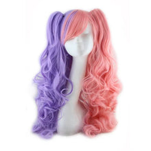 Load image into Gallery viewer, Cosplay Wig Lolita Wig Hair Double Tiger Clip Cos Color Head Cover Mixed Color Wig