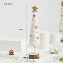 Load image into Gallery viewer, Christmas Gift Decoration Wooden Wool Felt Cute Santa Claus Christmas Tree Desktop Decoration Kids Gift