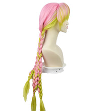Load image into Gallery viewer, Kimetsu No Yaiba Cos Wig Mansi Honey Glass Gradient Twist Braid Anime Cosplay Modeling Style