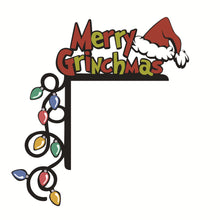Load image into Gallery viewer, Christmas Green Miracle Fighter Corner Decoration Wooden Door Corner Decoration Home Decoration