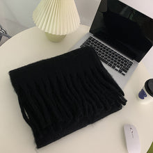 Load image into Gallery viewer, Pure Color Thickened Lengthened Scarf for Women 2023 Autumn and Winter New Korean Style Winter Student Versatile Shawl Scarf Pink