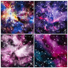 Load image into Gallery viewer, 12 Sheets/Pack DIY Album Clipbook Paper Journal Material Paper Book Background Paper 6-Inch Pattern Sticker Starry Sky Collection