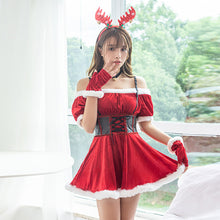 Load image into Gallery viewer, Christmas Clothes Female Sexy Christmas Underwear Uniform Suit Passion Bunny Cosplay Japanese Halloween Uniform