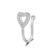 Load image into Gallery viewer, Zircon Nasal Splint Fake Nose Ring Piercing Jewelry