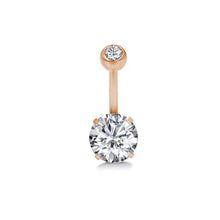 Load image into Gallery viewer, 5-Piece Set Combination Baosong Stone Navel Stud Zircon Navel Ring