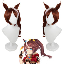 Load image into Gallery viewer, Racing Niang Pretty Derby Donghai Emperor Cos Wig with Jaws Clamp Waves Roll