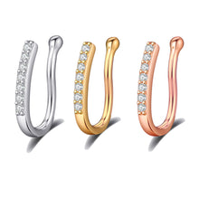Load image into Gallery viewer, Model Nasal Splint Nose Stud Piercing Jewelry