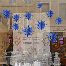 Load image into Gallery viewer, Wensheng Christmas Snowflake Christmas Decorations Three-Dimensional Snowflake Ornaments
