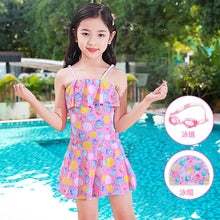 Load image into Gallery viewer, Girl's Swimsuit Student Princess Split Bikini