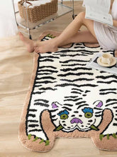 Load image into Gallery viewer, Cartoon Tiger Personality Carpet Children's Room Crawling Non-Slip Floor Mat Study Long Rug
