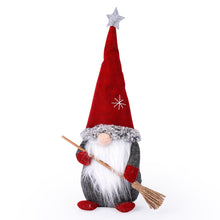 Load image into Gallery viewer, Christmas Decorative Creative Christmas Faceless Doll Standing Rudolf Santa Doll Broom Dwarf Doll