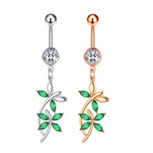 Load image into Gallery viewer, Exquisite Zircon Navel Ring Navel Stud Piercing Jewelry