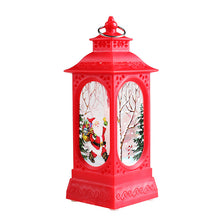 Load image into Gallery viewer, Christmas Storm Lantern Candlestick Lamp Small Night Lamp Elderly Snowman Decoration Small Night Lamp Desktop Decoration Christmas Decorations