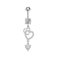 Load image into Gallery viewer, New Zircon Navel Ring Navel Stud Piercing Jewelry