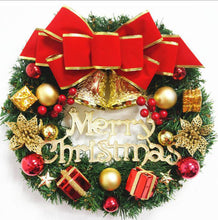 Load image into Gallery viewer, Christmas Garland 2023 Christmas Decoration Shopping Mall Hotel 30cm Small Wreath Window Pendant