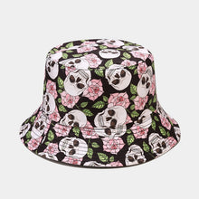 Load image into Gallery viewer, Skull Pattern Reversible Fisherman Hat Street Hip-Hop Hip-Hop Cap Sun Protection Sun Hat