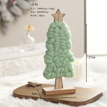 Load image into Gallery viewer, Christmas Gift Decoration Wooden Wool Felt Cute Santa Claus Christmas Tree Desktop Decoration Kids Gift