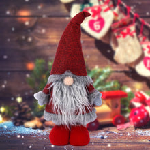 Load image into Gallery viewer, Christmas Decorative Creative Christmas Faceless Doll Standing Rudolf Santa Doll Broom Dwarf Doll