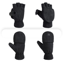 Load image into Gallery viewer, Gloves Autumn and Winter Men and Women Playing Games Eating Chicken Flip Open Finger Photo Gloves