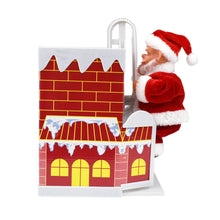 Load image into Gallery viewer, Climbing Door Climbing Chimney Electric Music Santa Claus Novelty Creative Children's Toys Christmas Gift Decoration Ornament