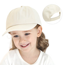 Load image into Gallery viewer, Baseball Cap Children 2023 New Cross-Border Outdoor Leisure All-Match Peaked Cap Solid Color Curved Brim