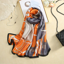 Load image into Gallery viewer, Warm Silk Gift Scarf Versatile Air Conditioning Shawl Mulberry Silk Scarf