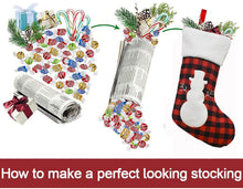 Load image into Gallery viewer, Christmas Decoration Supplies Black and Red Plaid Christmas Stockings Children's Gift Bag Candy Bag Ballet Socks