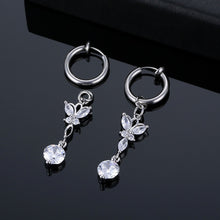 Load image into Gallery viewer, New Belly Umbilical Ring Navel Stud Elastic Earrings Hanging Butterfly Umbilical Ring