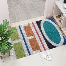 Load image into Gallery viewer, Porch Creative Design Door Mat Carpet PVC Anti-slip Mat Silk Loop Can Be Cut Custom Home Mat Carpet Small Size Entrance Door Mat