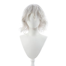 Load image into Gallery viewer, Synthetic Hair Hunter x Hunter Neferpitou Cosplay Wig Neferpitou Sliver White Short Curly Heat Resistant Women Wigs