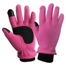 Load image into Gallery viewer, Warm Gloves Autumn and Winter Outdoor Men and Women Touch Screen Windproof Fleece Gloves