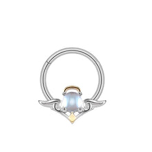 Load image into Gallery viewer, Nose Ring Seamless Ring Nasal Septum Dripping Oil Bee Ear Cartilage Ring Puncture