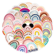 Load image into Gallery viewer, 50PCs Colorful Rainbow Bridge Graffiti Sticker Line DIY Li Box Mobile Phone Children Helmet Computer Sticker