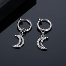 Load image into Gallery viewer, New Belly Umbilical Ring Navel Stud Elastic Earrings Hanging Moon Umbilical Ring