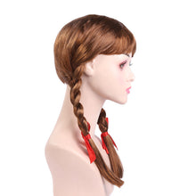 Load image into Gallery viewer, Halloween Annabel Cosplay Wig Props Twist Braid Bow Styling Wig