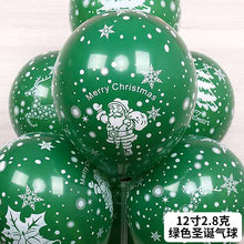 Load image into Gallery viewer, Christmas Balloons 10-Inch 12-Inch Thickened Rubber Balloons Party Decoration Balloon round Printing