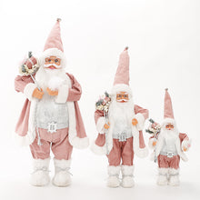 Load image into Gallery viewer, Santa Doll Christmas Ornaments Pink Sequin Decoration Doll Christmas Decorations