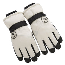 Load image into Gallery viewer, Men's Five-Finger Ski Gloves Full Palm Touch Screen plus Velvet Thick Windproof Non-Slip Cycling